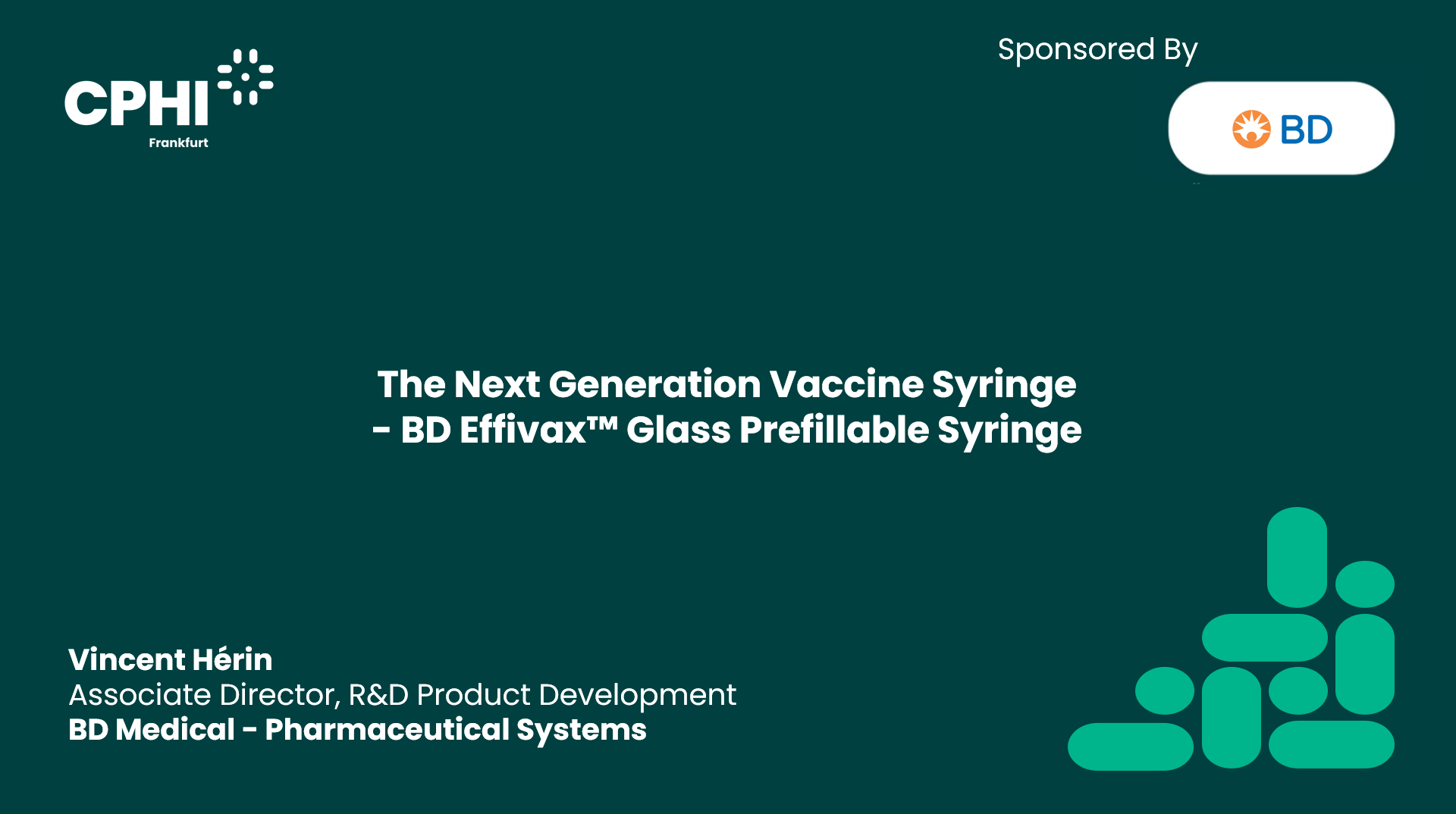 The next generation vaccine syringe - BD Effivax™ Glass Prefillable Syringe